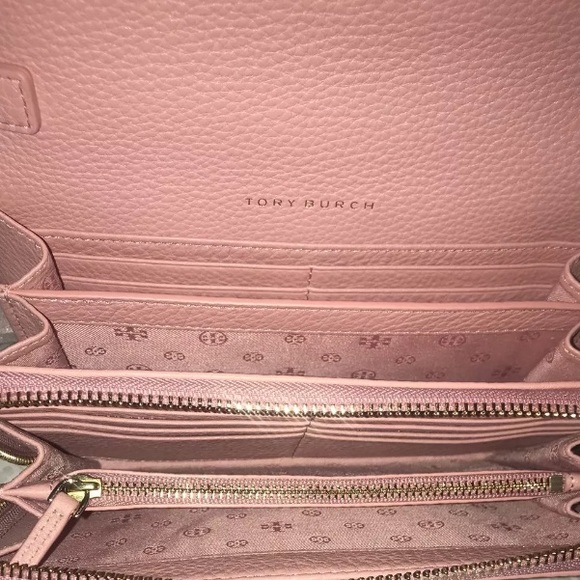 🔽 Tory Burch Bombe flat crossbody wallet cameo - Picture 8 of 8